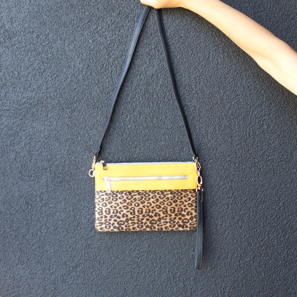 Animal Leopard Print Clutch Bag