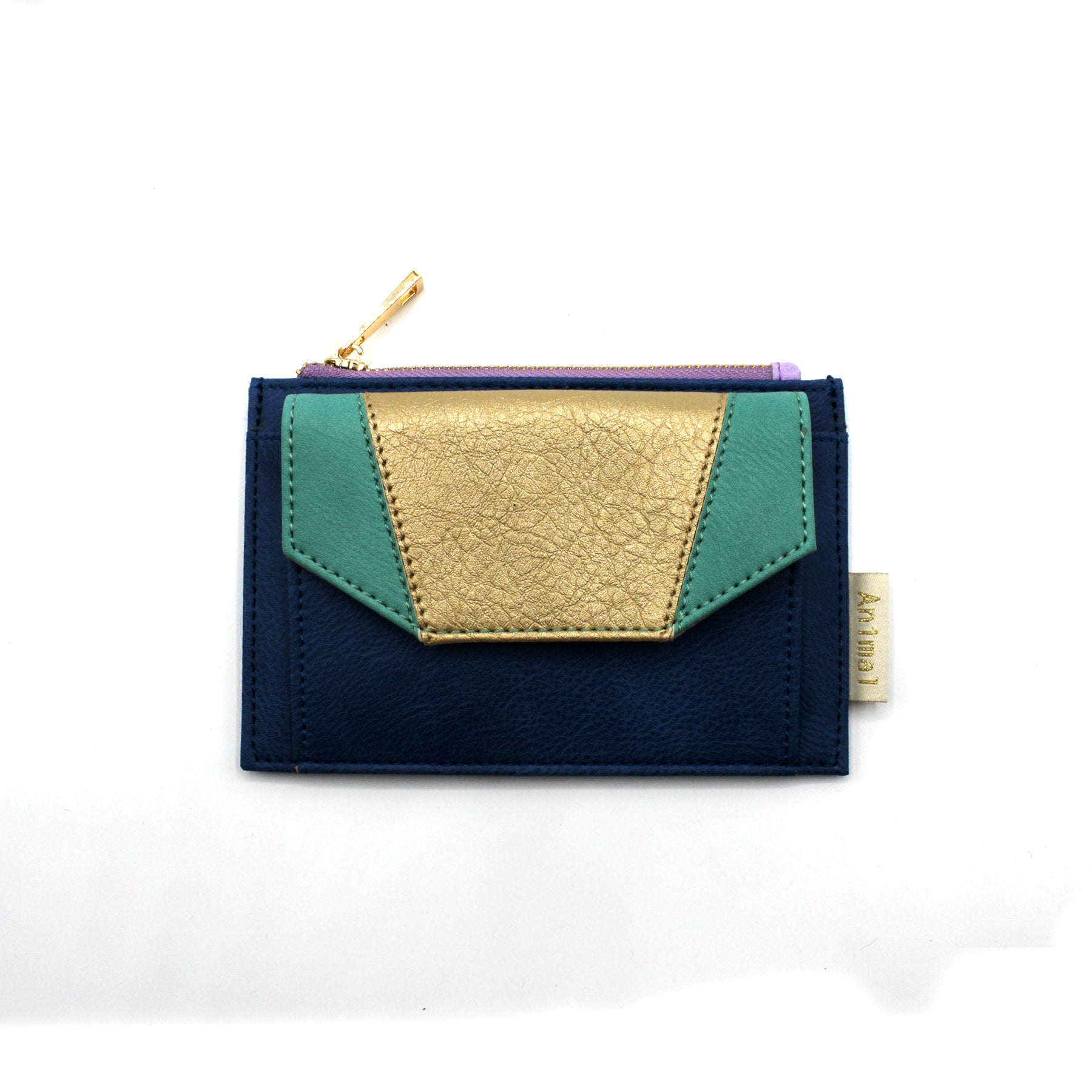 Animal Print Gold Purse