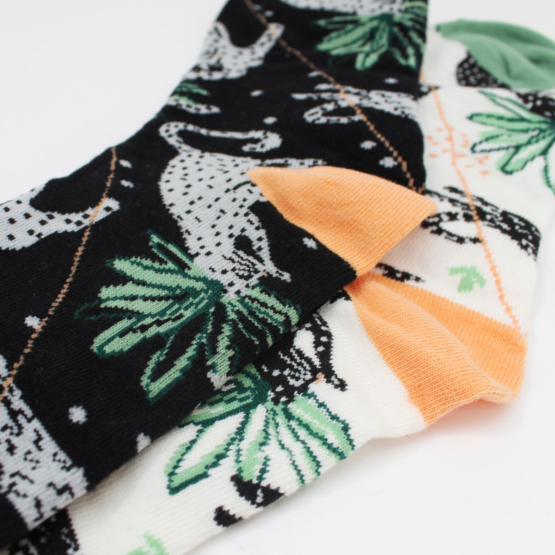 Pack Of 2 Feline Printed Socks