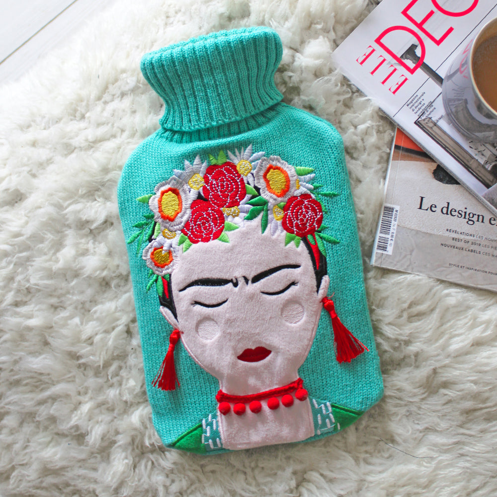Frida Kahlo Hot Water Bottle