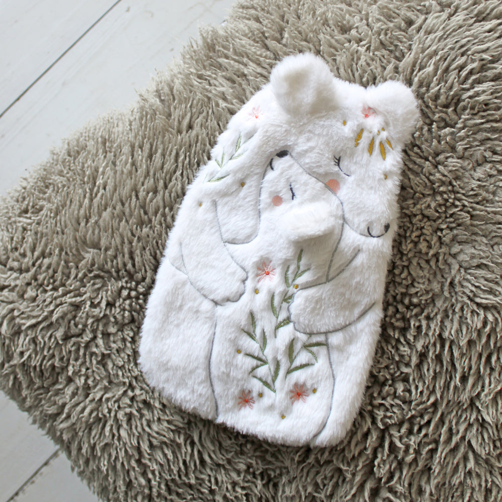 Polar Bear and Baby Hot Water Bottle
