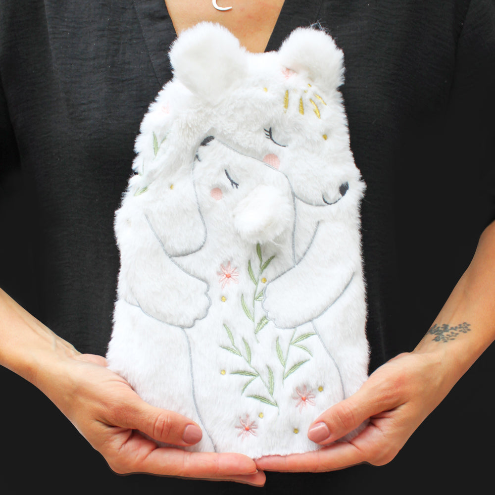 Polar Bear and Baby Hot Water Bottle
