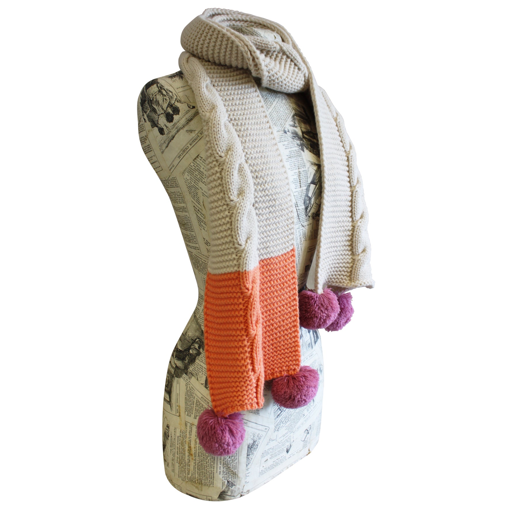 Loop Cream Scarf