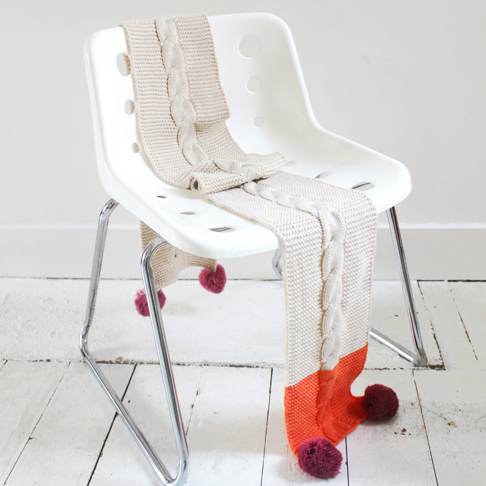 Loop Cream Scarf