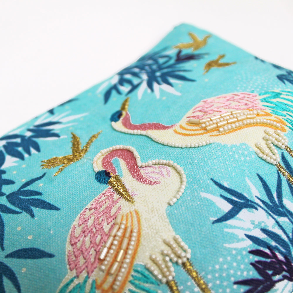 Luxe Crane Make Up Pouch