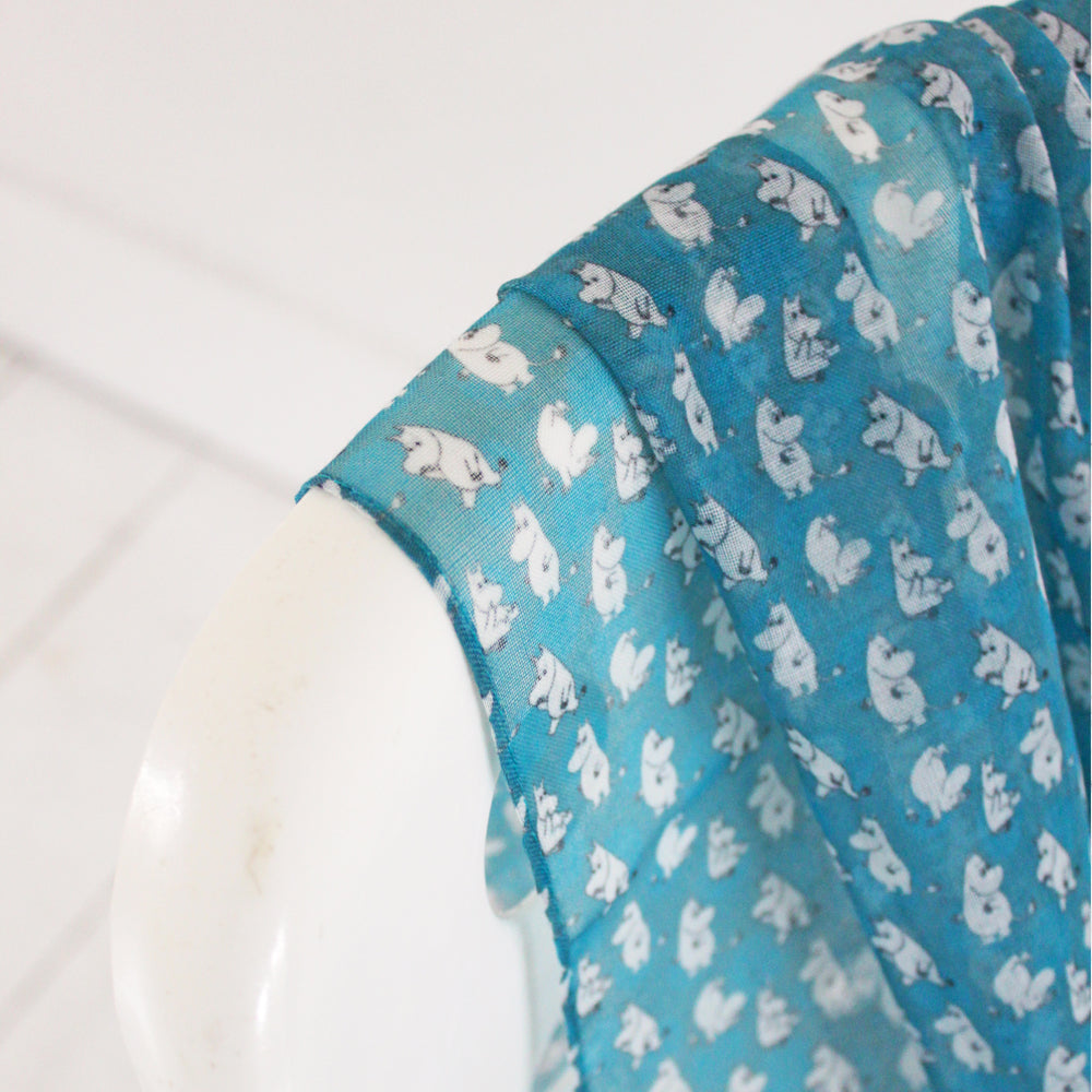 Moomin Scarf "Navy Dots"