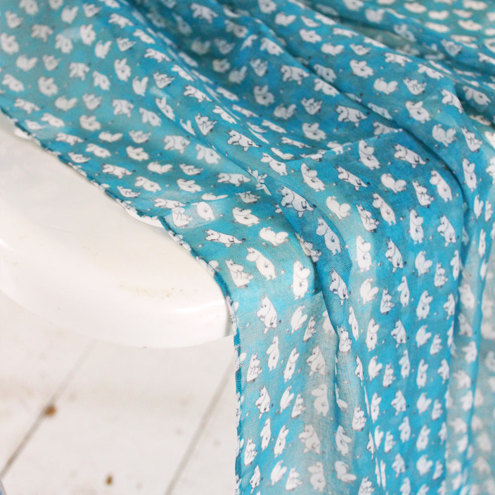 Moomin Scarf "Navy Dots"