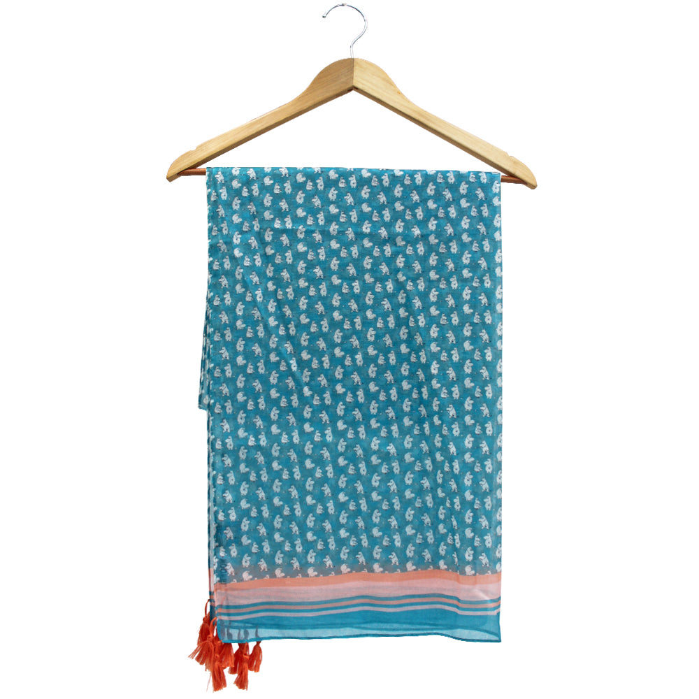 Moomin Scarf "Navy Dots"