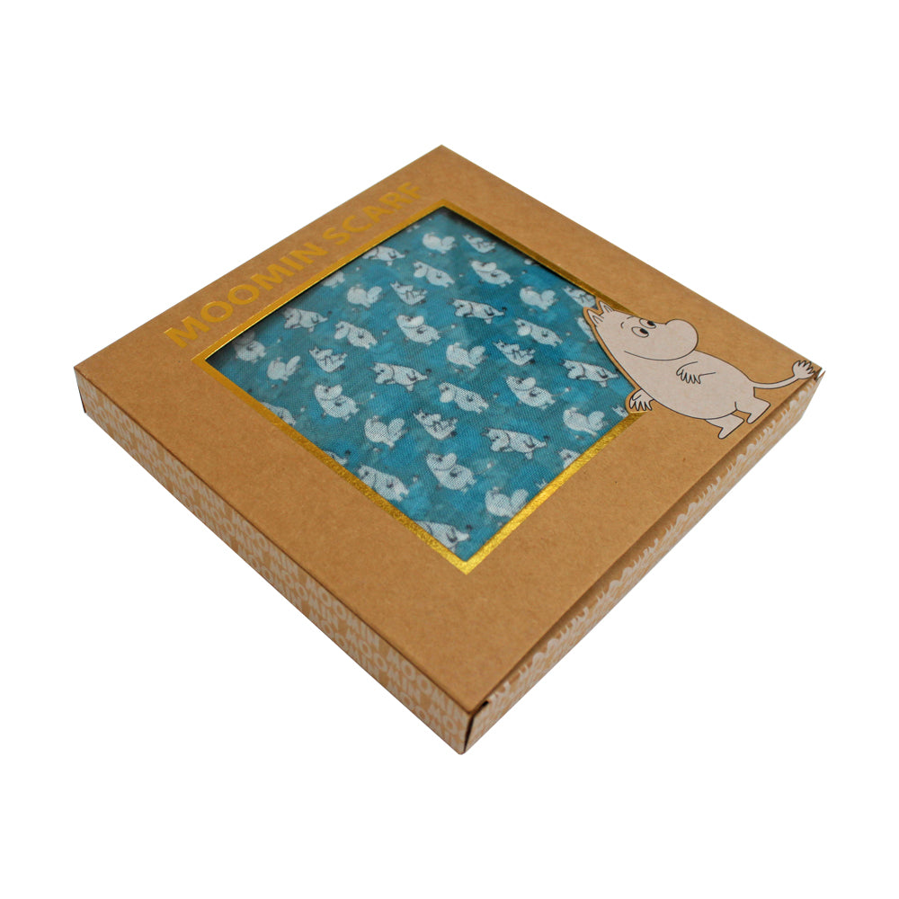 Moomin Scarf "Navy Dots"