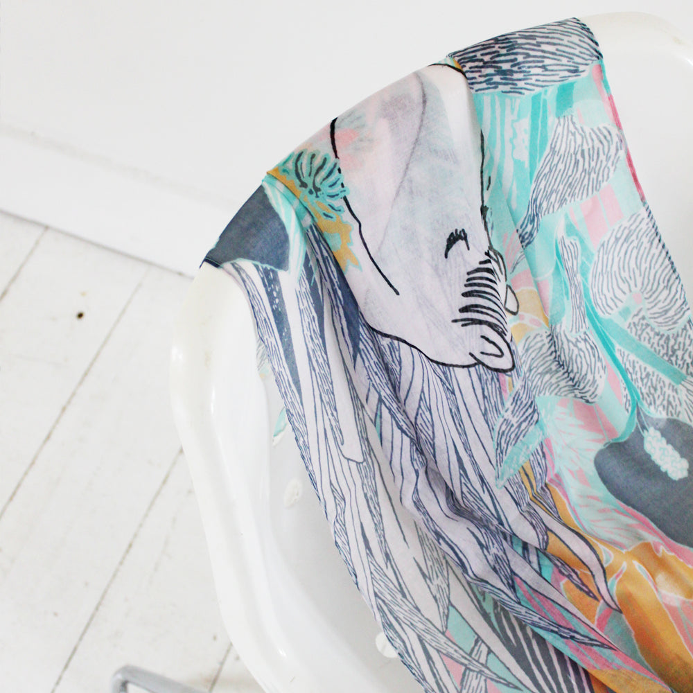 Moomin Scarf "Pastel"