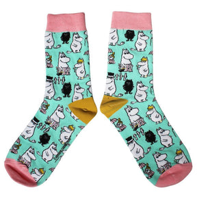 Moomin Family Print Socks