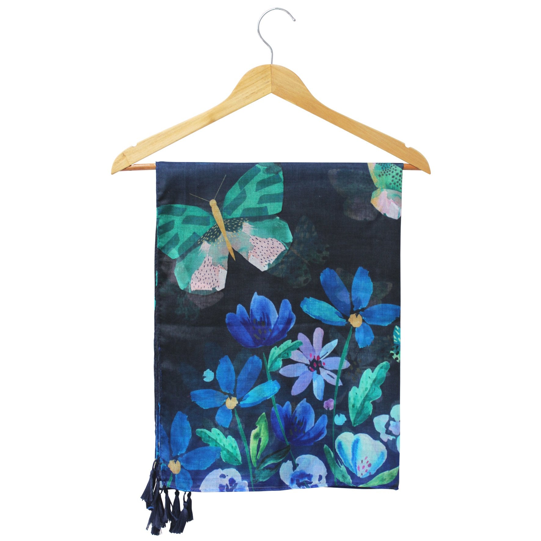 Papillon Blue Scarf