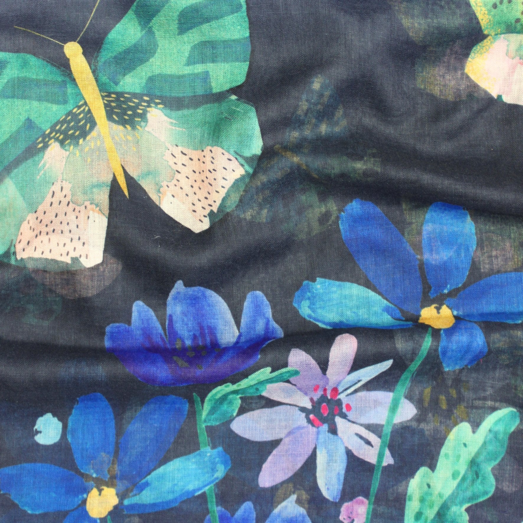Papillon Blue Scarf