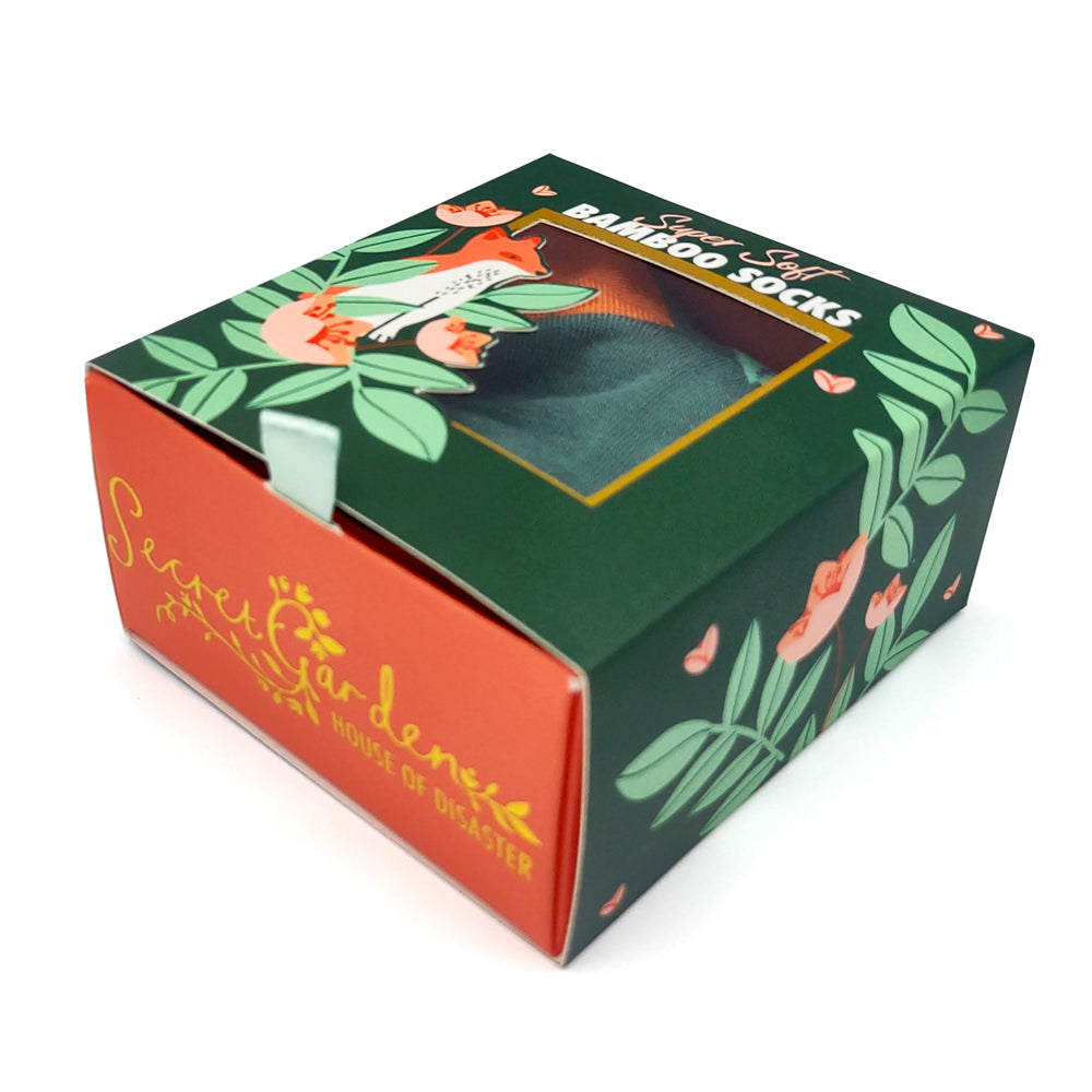 Secret Garden Fox Socks