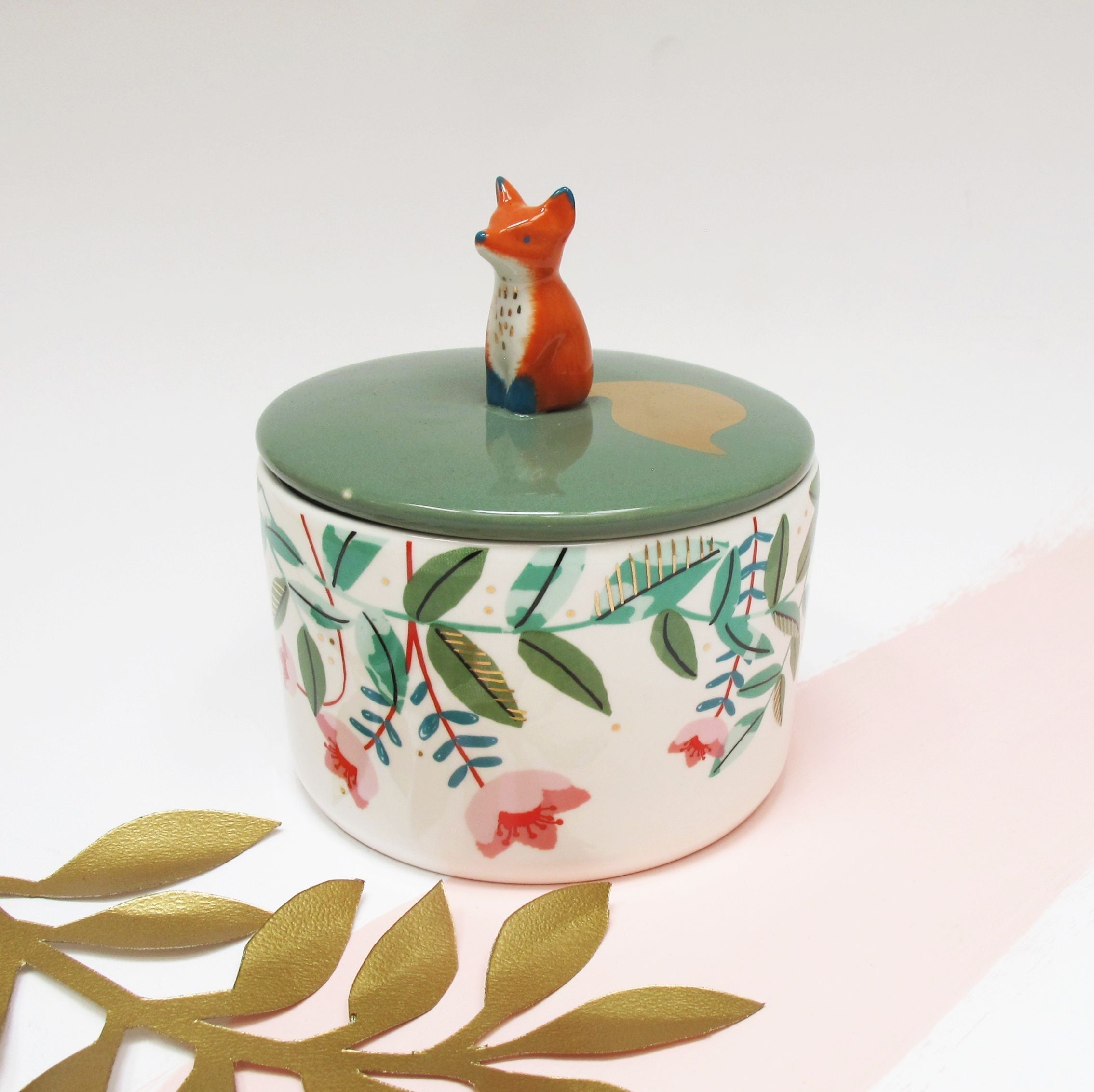 Secret Garden Fox Jar