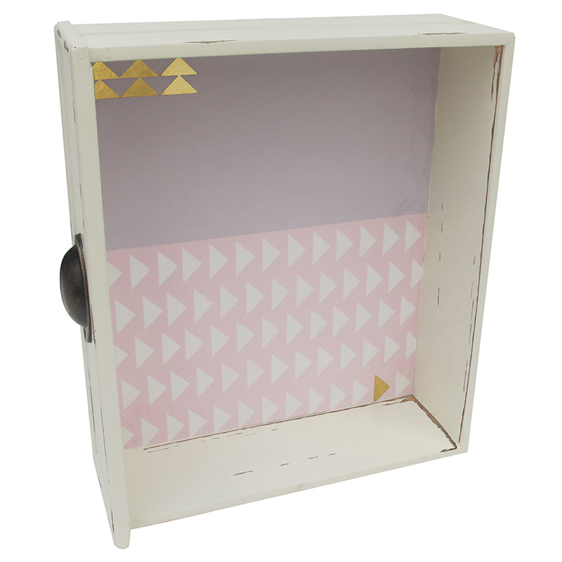 Arm Candy Triangle Print Shelf