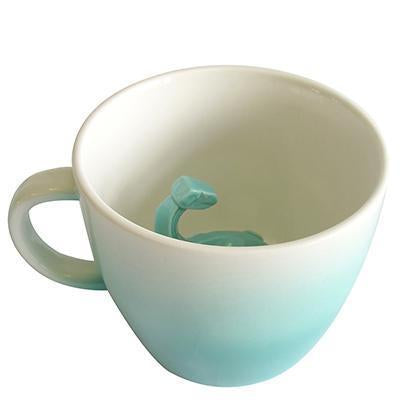 Dinosaur Ombre Turquoise Cup