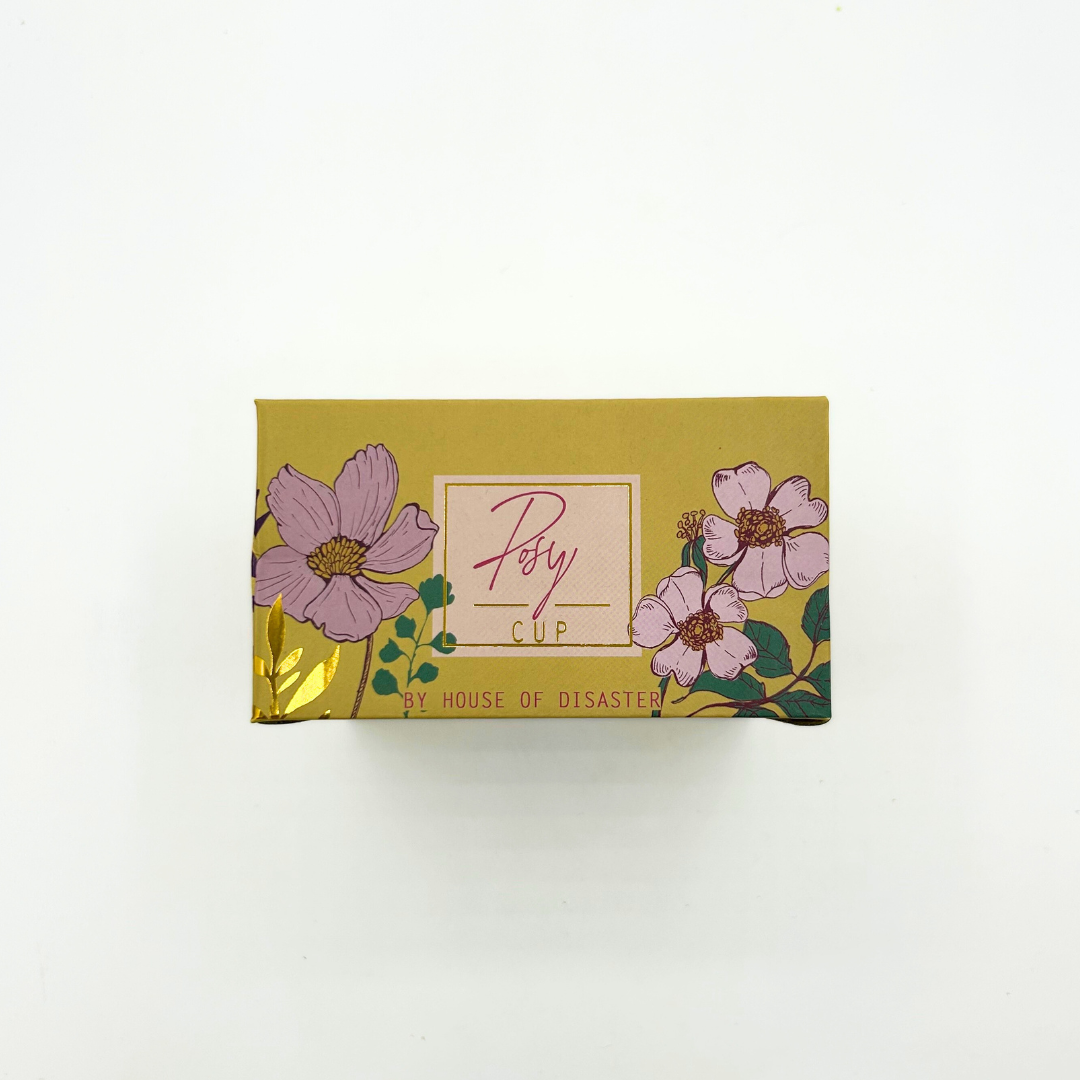 Posy Yellow Tea Cup