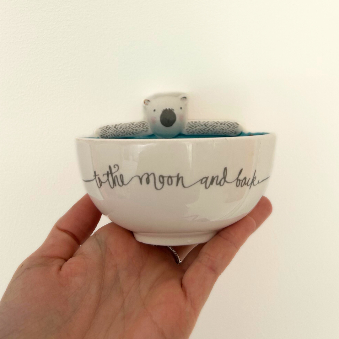 Over The Moon Bear Bowl
