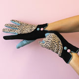 Animal Print Dalmation Suedette Gloves