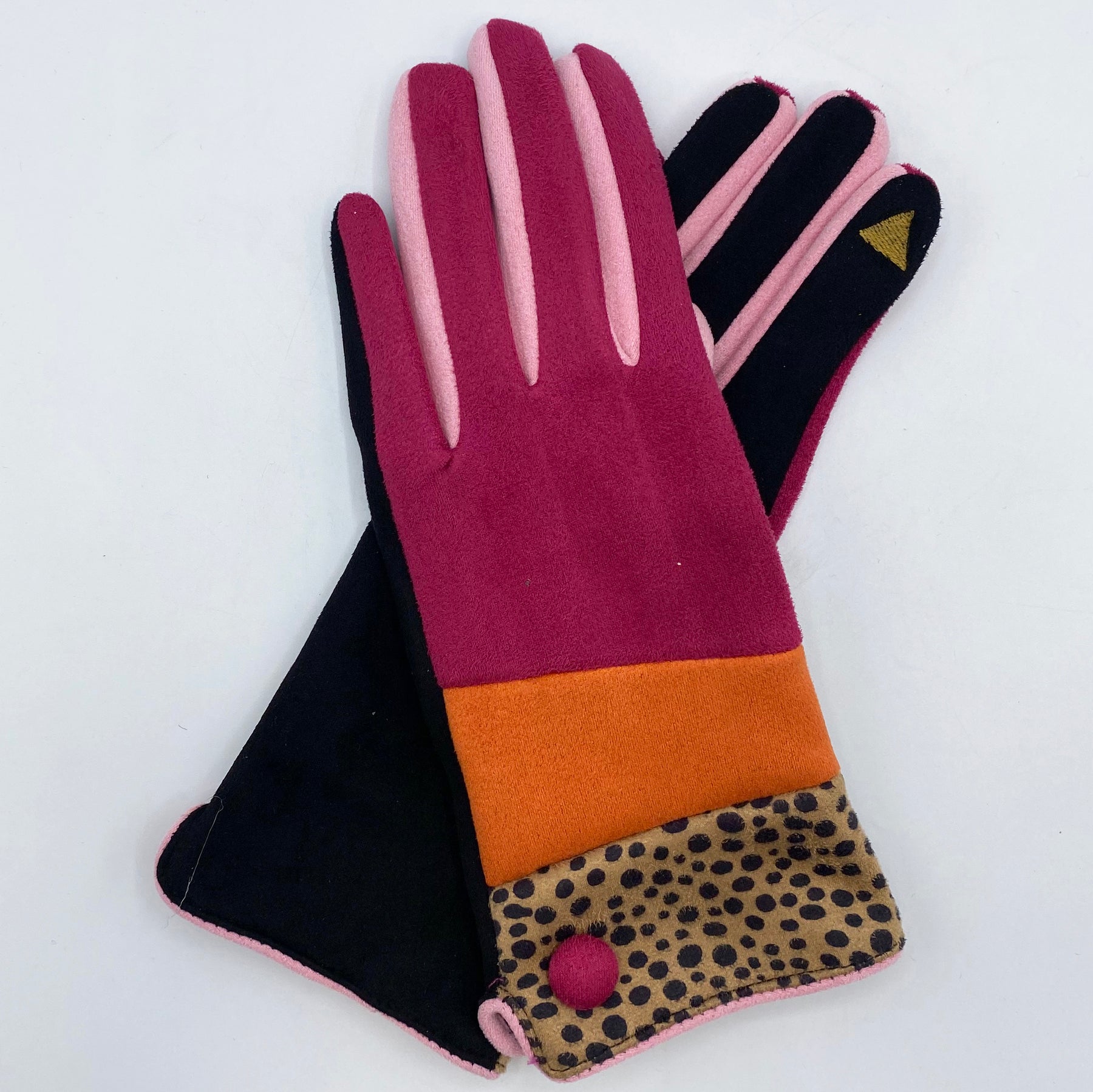 Animal Print Pink Cheetah Gloves