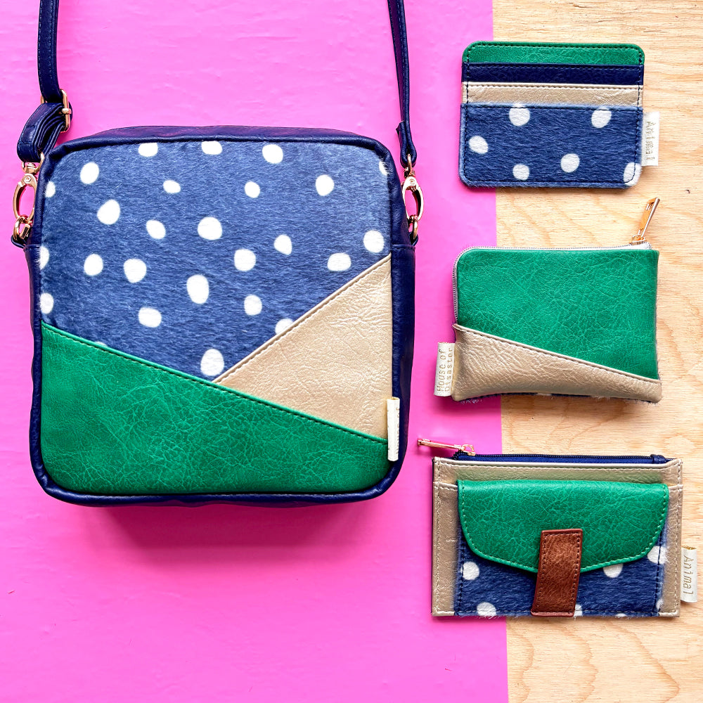 Animal Spotty Print Mini Square Bag