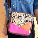 Animal Cheetah Print Mini Square Bag