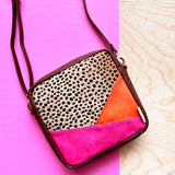 Animal Cheetah Print Mini Square Bag