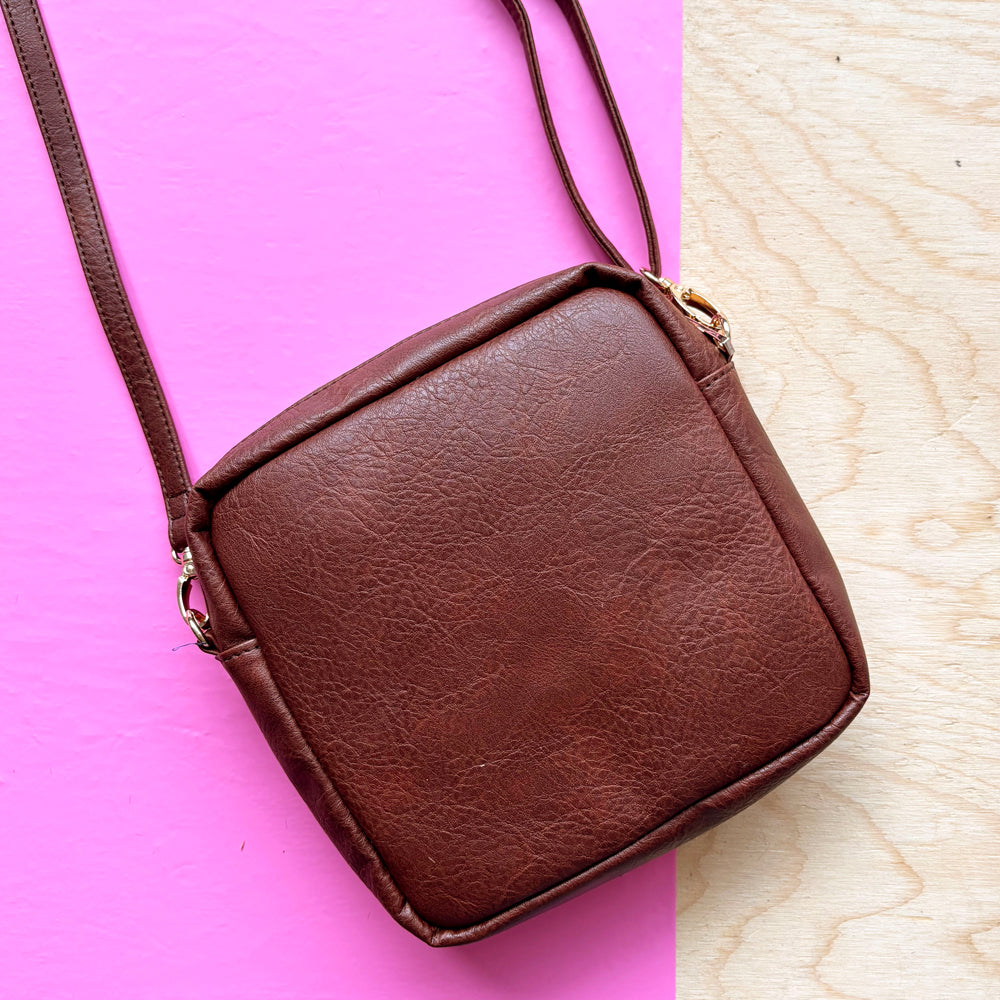 Animal Cheetah Print Mini Square Bag