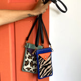 Animal Print Blue Zebra Phone Wallet