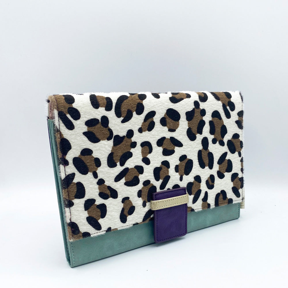 Animal Print Purple Leopard Travel Wallet