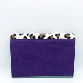 Animal Print Purple Leopard Travel Wallet