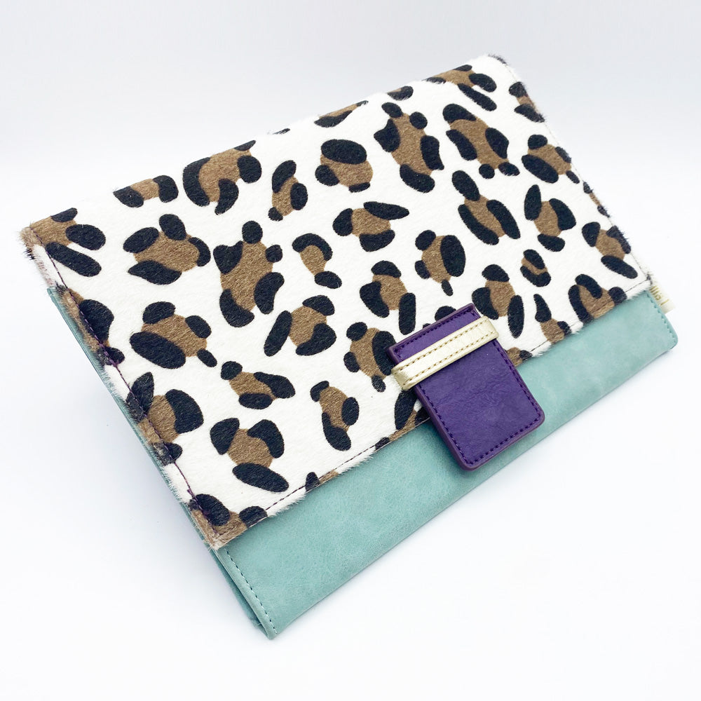 Animal Print Purple Leopard Travel Wallet