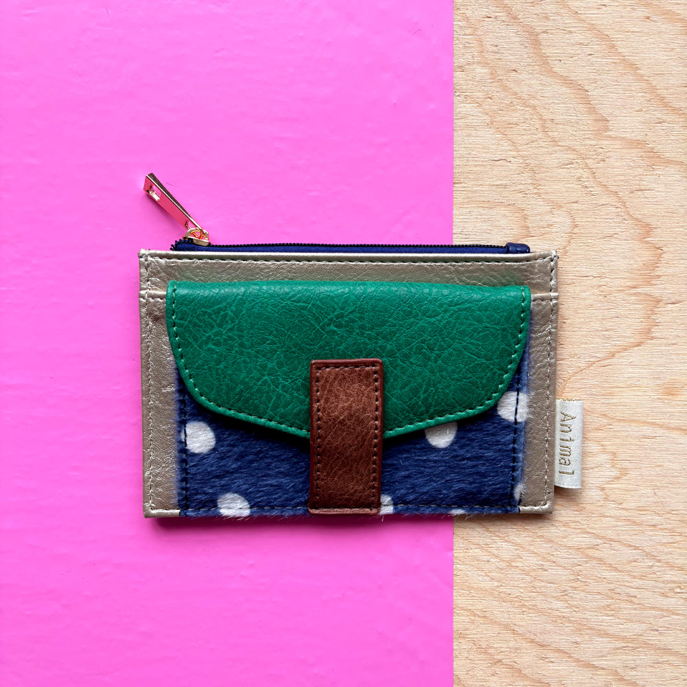 Animal Spotty Print Zip Purse