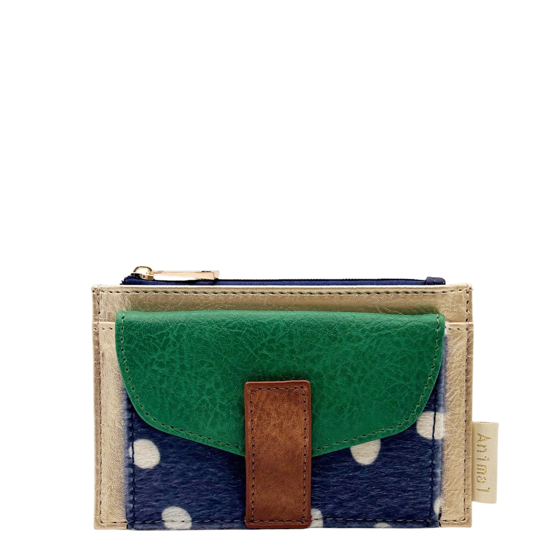 Animal Spotty Print Zip Purse