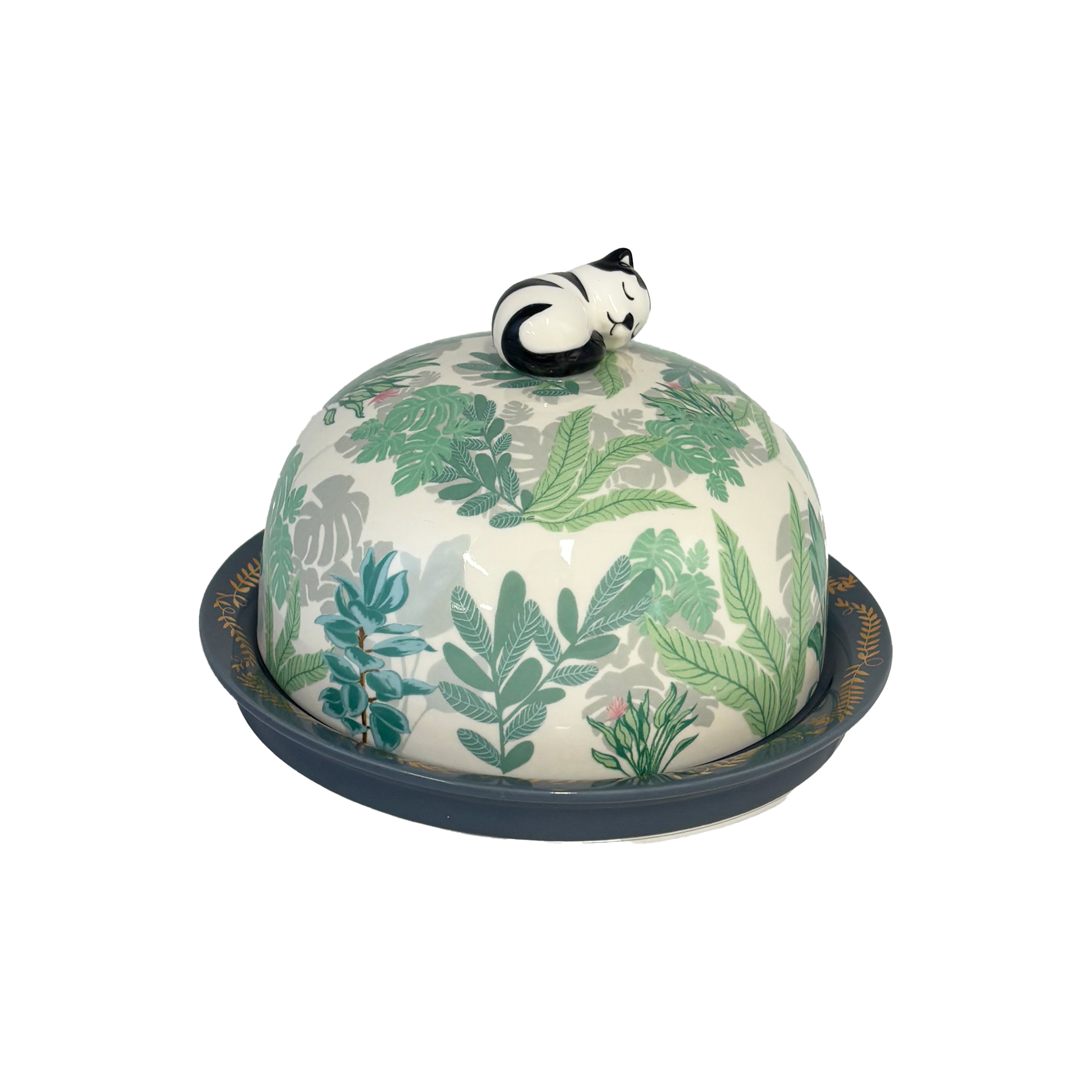 Boulevard Cat Butter Dish