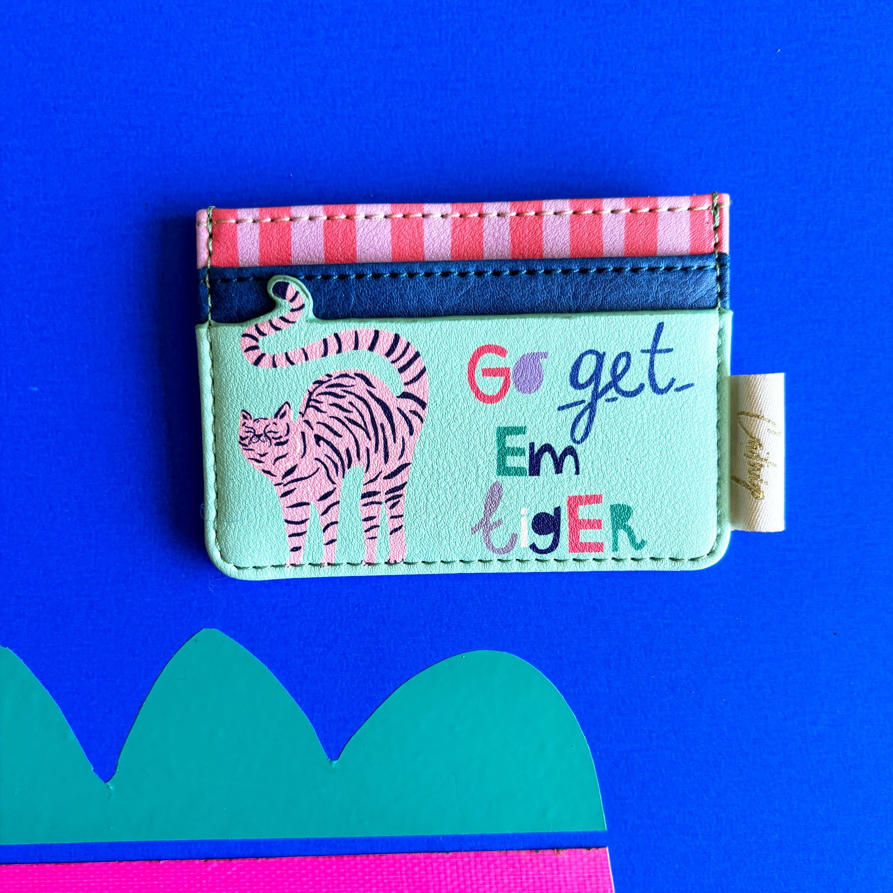 Catnip 'Go Get 'Em Tiger' Card Holder
