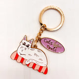 Catnip 'Cats before twats' Keyring