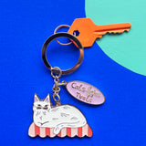 Catnip 'Cats before twats' Keyring
