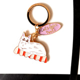 Catnip 'Cats before twats' Keyring