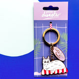 Catnip 'Cats before twats' Keyring
