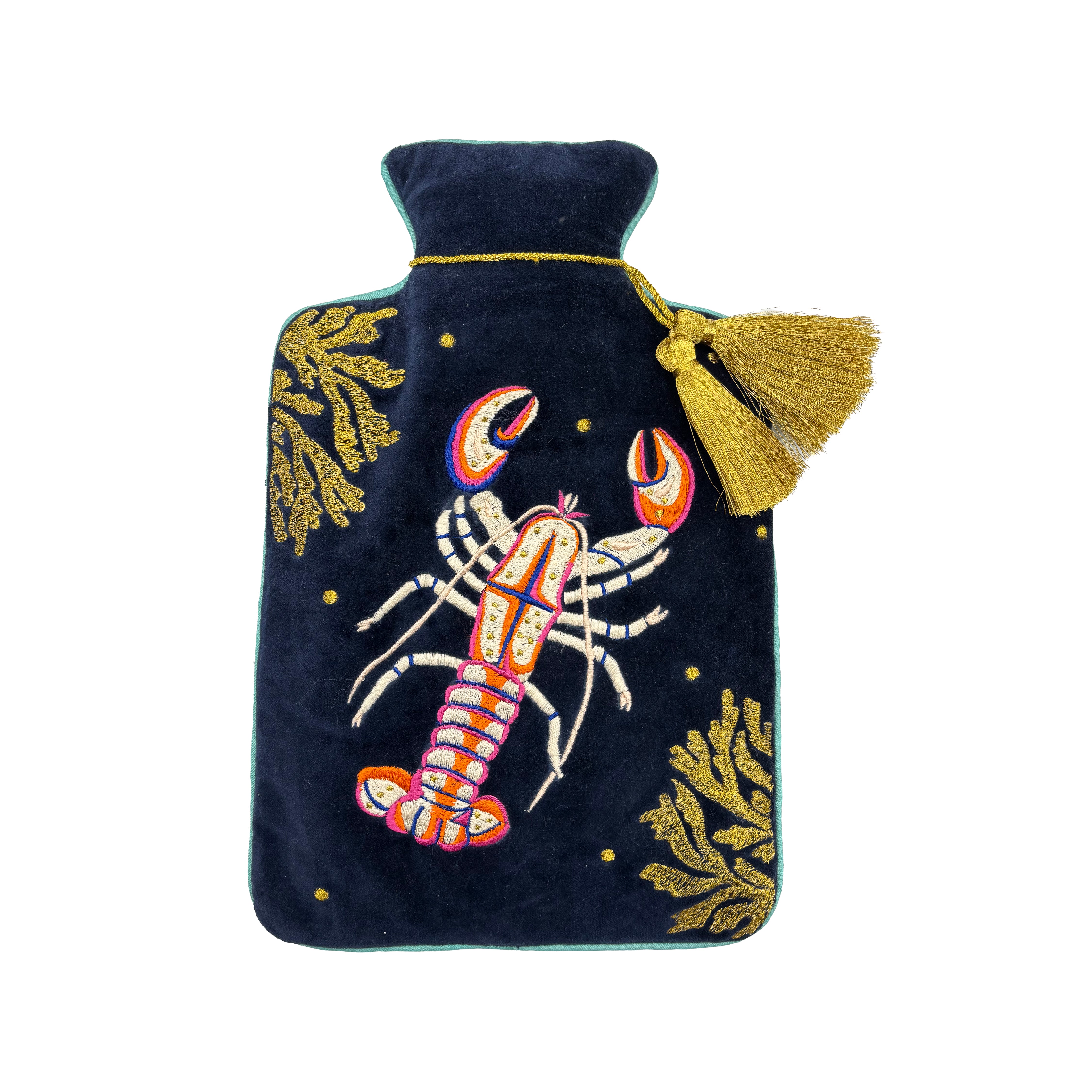 Coral Lobster Hot Water Bottle