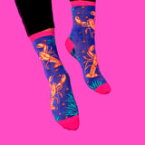 Coral Lobster Socks