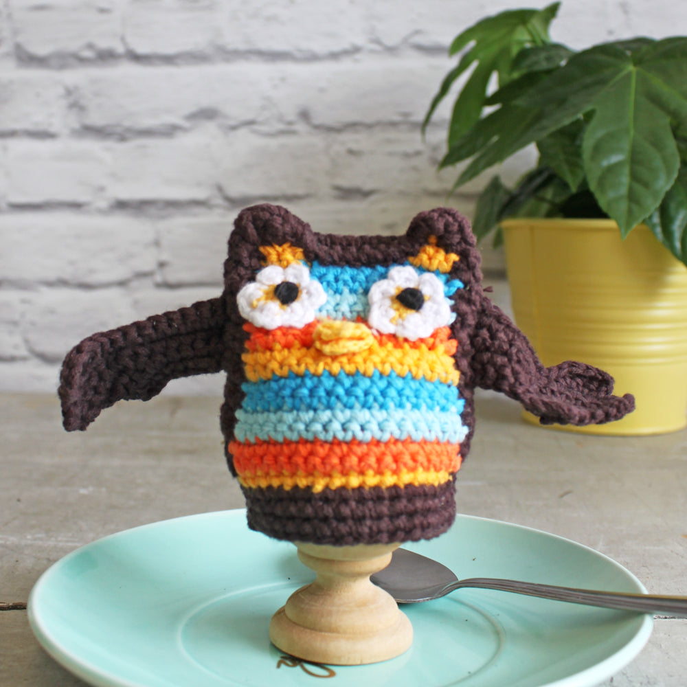 Crochet Owl Egg Cosy