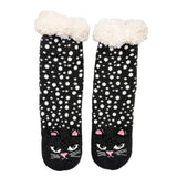 Feline Cat Face Slipper Socks