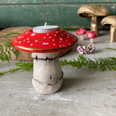 Forage Mushroom Tea Light Holder