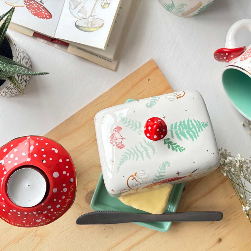 Forage Mushroom Tea Light Holder