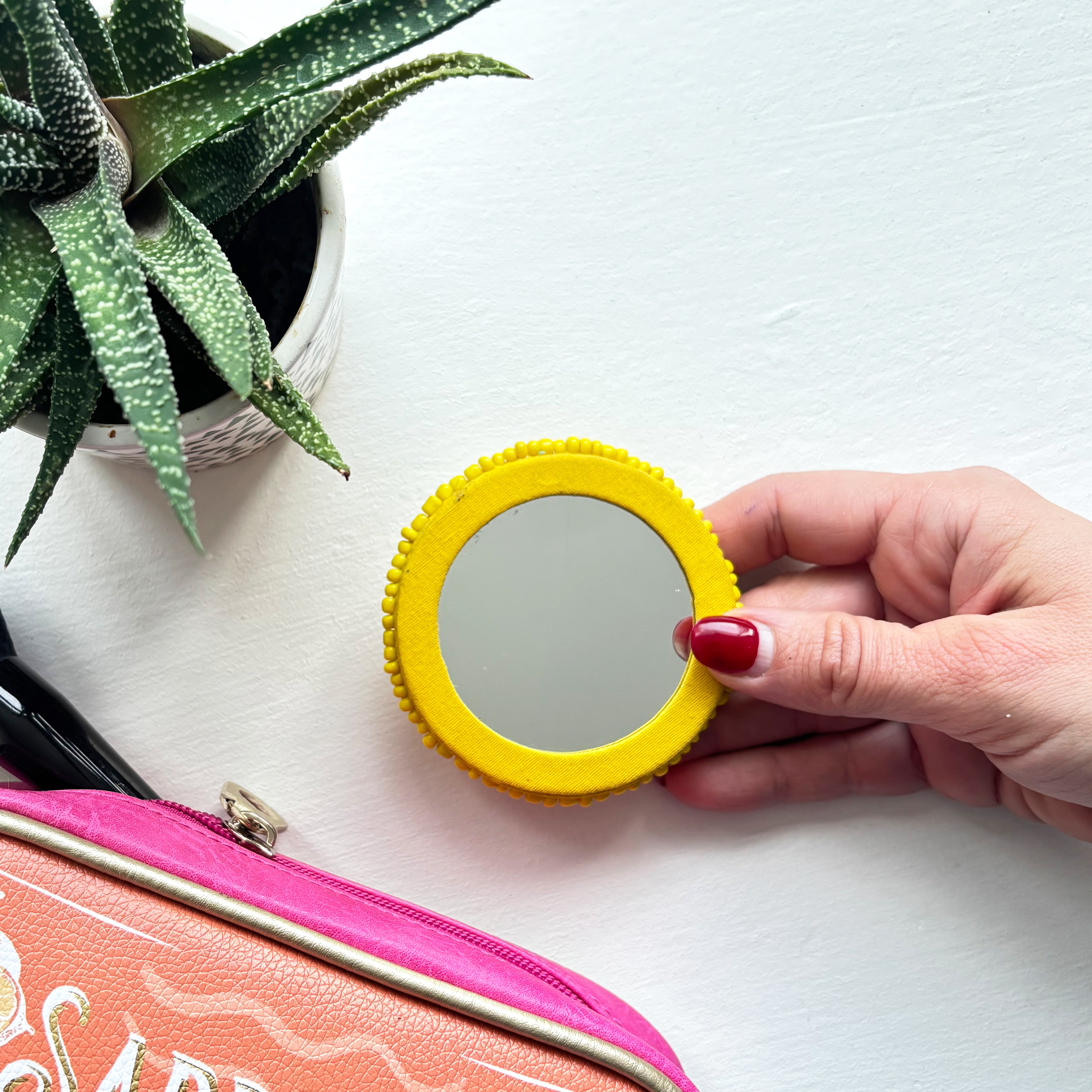 Fruity Lemon Compact Mirror