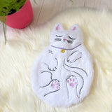 Sleeping Round Cat Hot Water Bottle