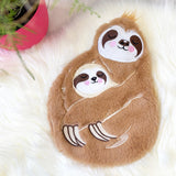 Mother and Baby Sloth Hot Water Bottle